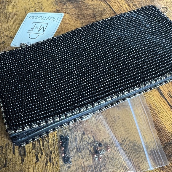 Mary Frances Black Beaded harmony convertible crossbody wallet - Picture 11 of 11